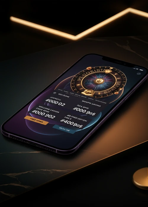 Visuele presentatie van True Luck Casino's welkomstbonus voor elke storting, tonend matchpercentages en gratis spins.