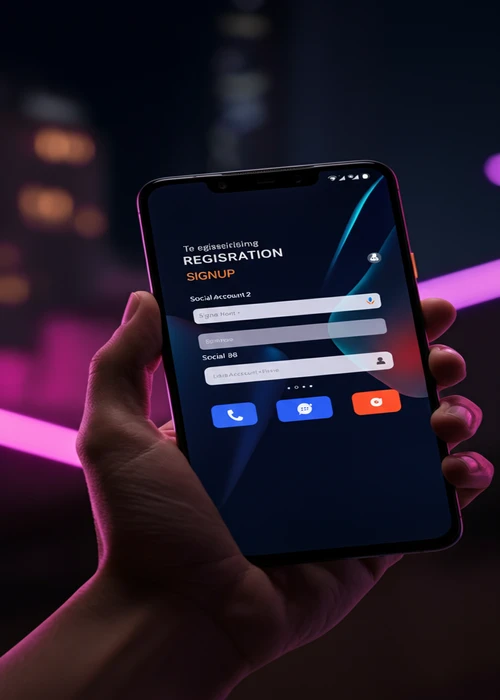 Afbeelding van het True Luck Casino registratieformulier, tonend de verschillende aanmeldopties zoals handmatige invoer, Google en Telegram.